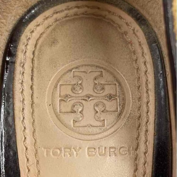 Tory Burch Astoria Leopard Print Calf Hair Leather wedge - Picture 5 of 7